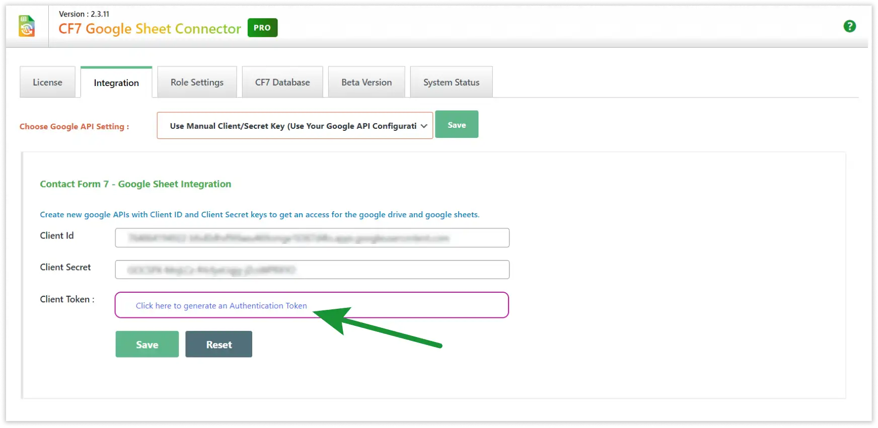 Google API Manual Integration Steps