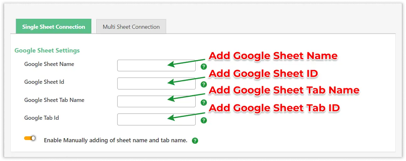 CF7 Google Sheet Connector PRO Installation