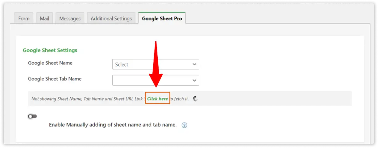 CF7 Google Sheet Connector PRO Installation