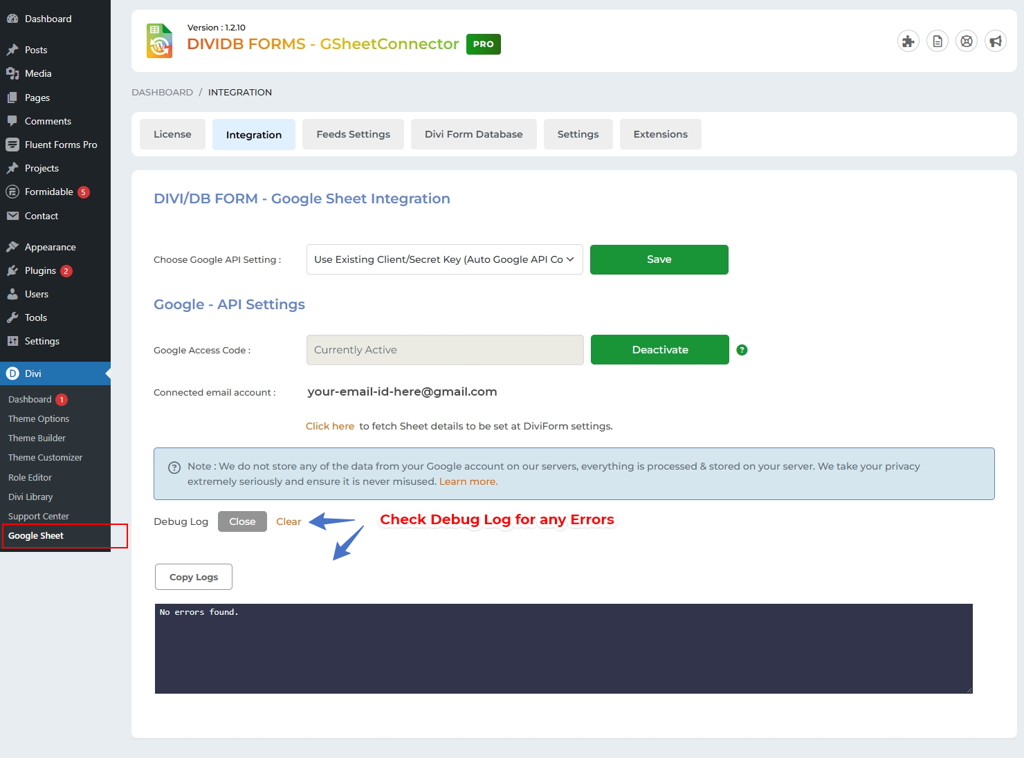 Sign in with Google for seamless Google API Integration