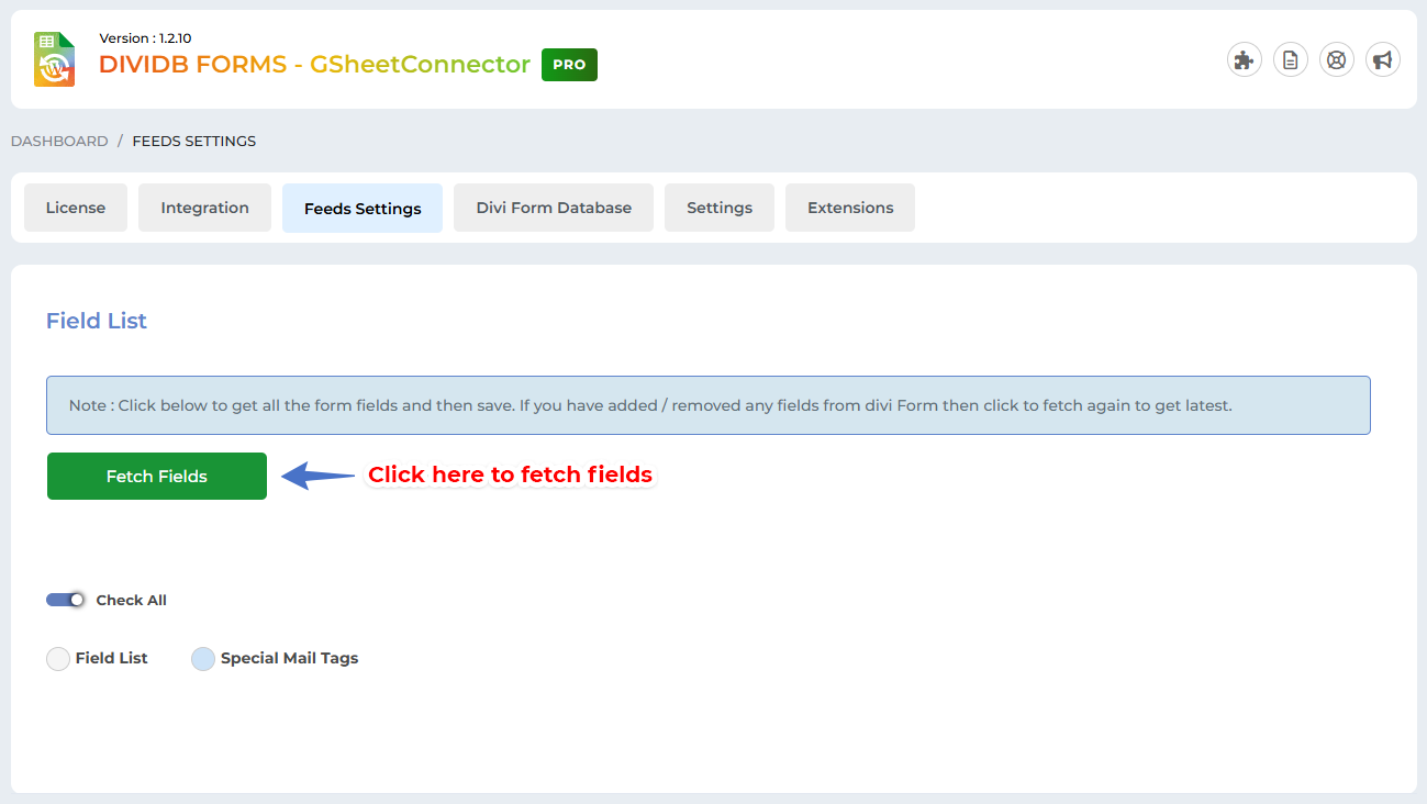 WooCommerce Google Sheet Connector Plugin Settings