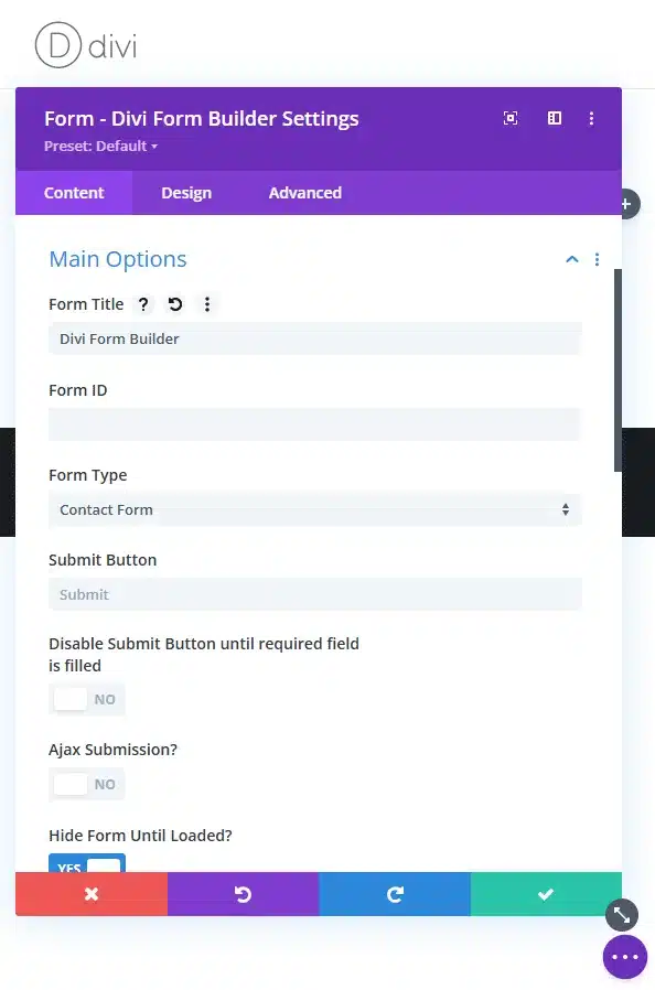 Divi Form Builder Integration Guide