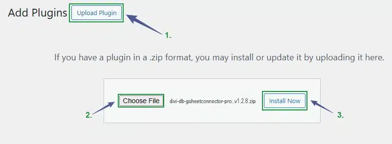 WordPress plugin update process