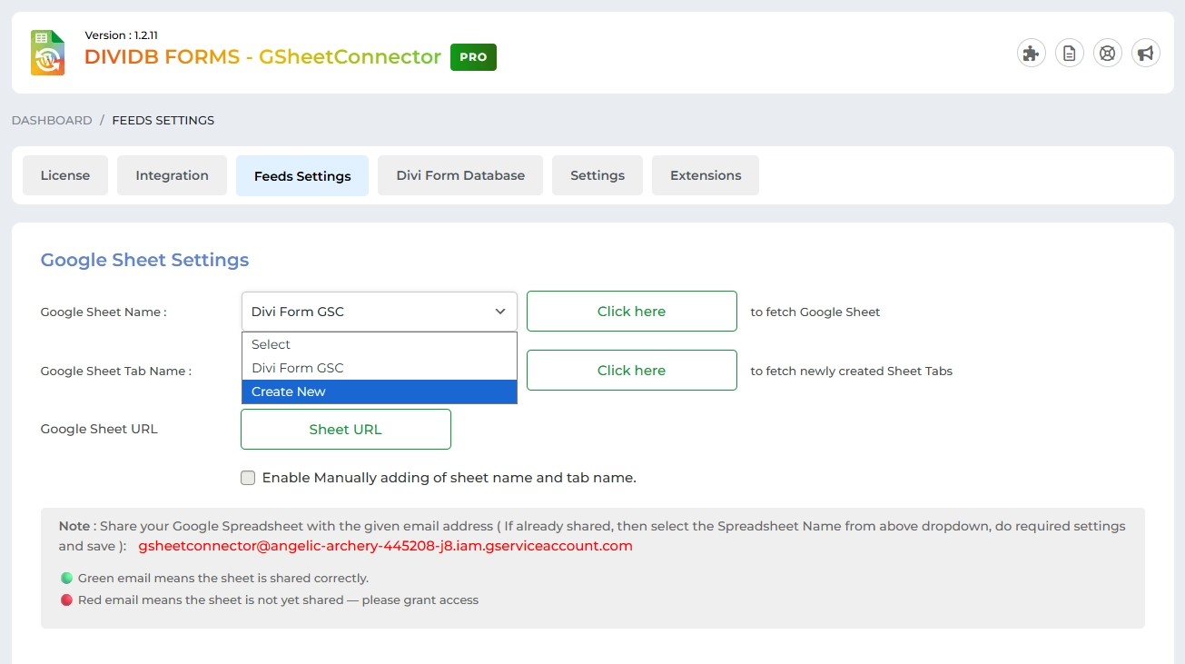 Google Sheet Connector Elementor Form - Google Sheet Settings – (Auto Settings)