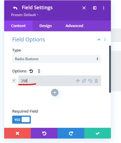 Divi Forms Google Sheet Connector setup screenshot