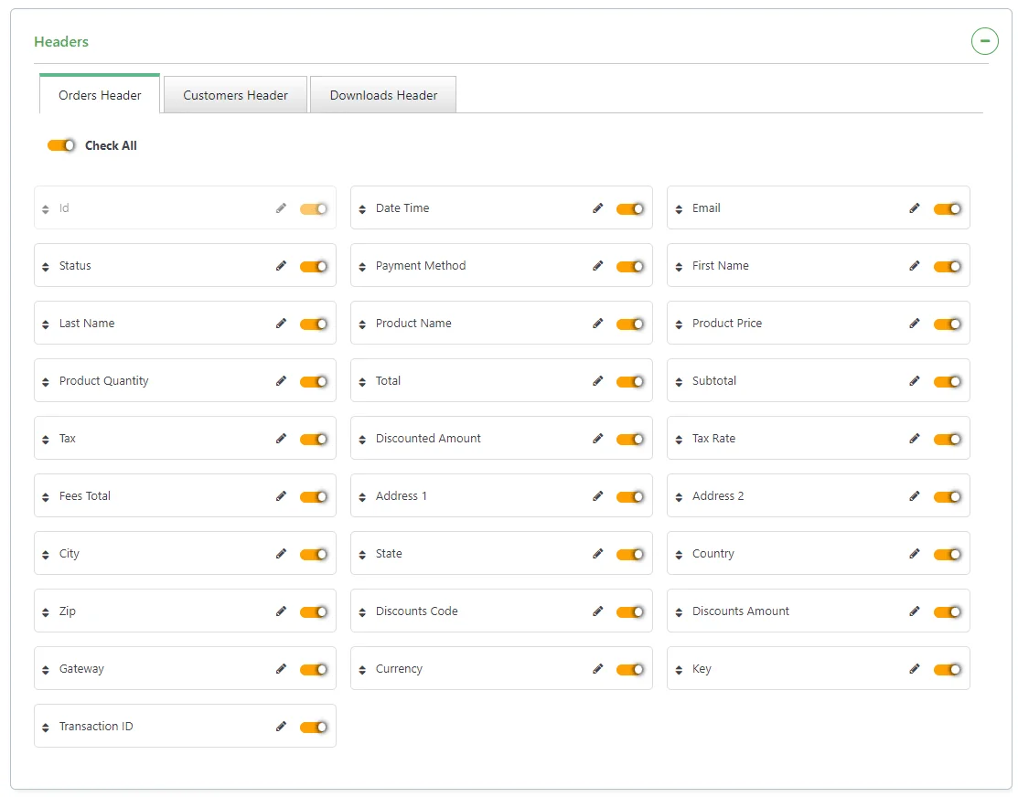 EDD Google Sheet Connector Plugin Settings