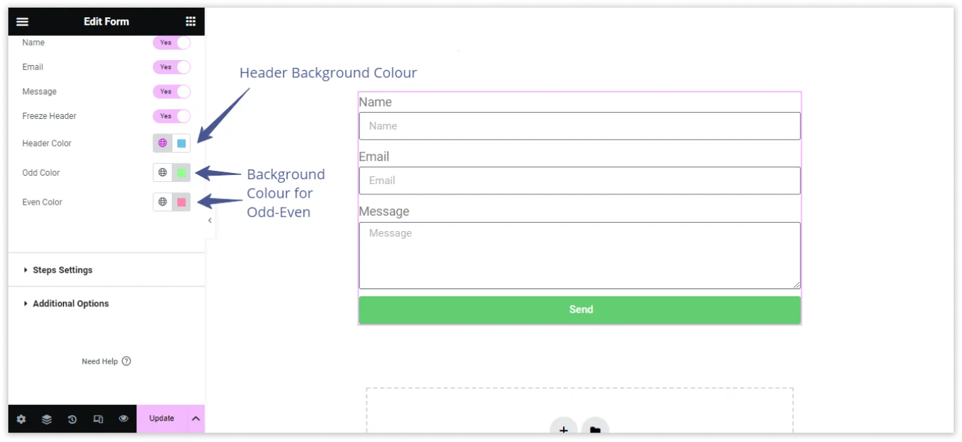 Elementor Form Google Sheet Integration