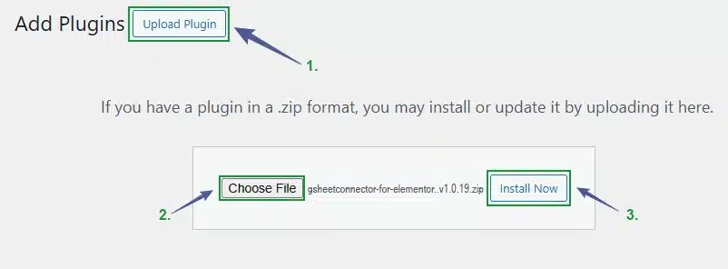 Download plugin updates for Elementor