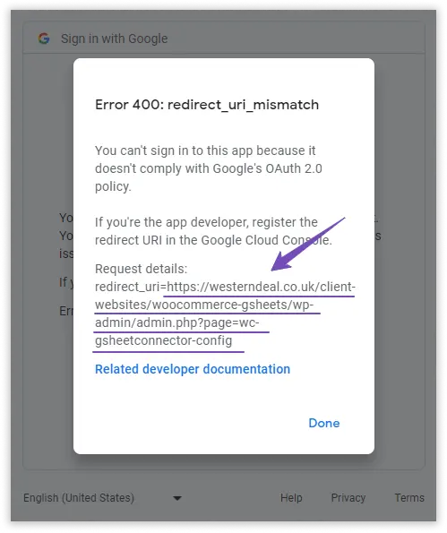 Manual Google API Integration guide screenshot