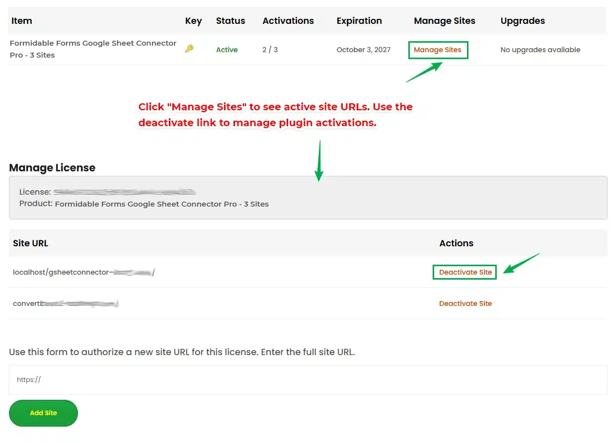 Formidable Forms Google Sheet Connector PRO plugin installation