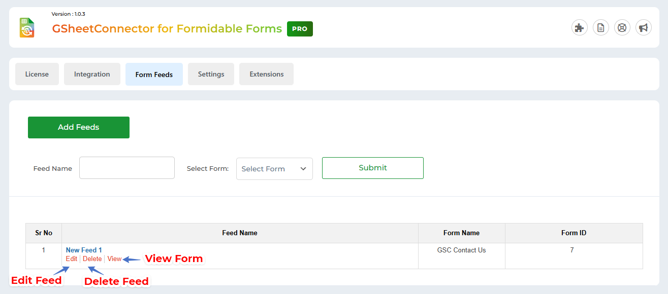 Service Account Setting Pro Version – Google Sheet Connector Google Sheet Connector Elementor Form - Edit Feed