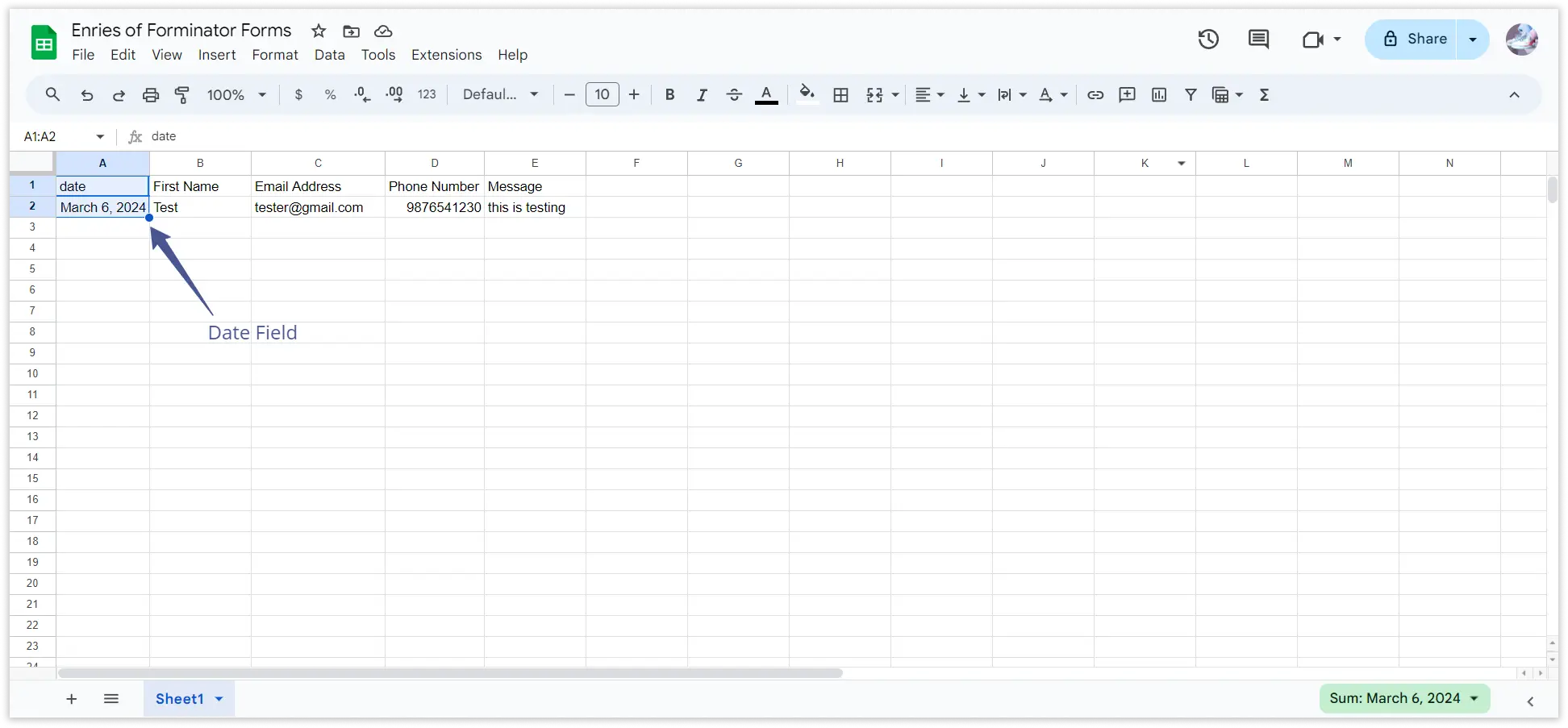 Forminator Forms Google Sheet Integration - Feed Setup