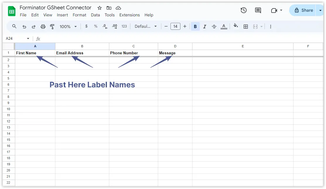 Forminator Forms Google Sheet Integration - Feed Setup