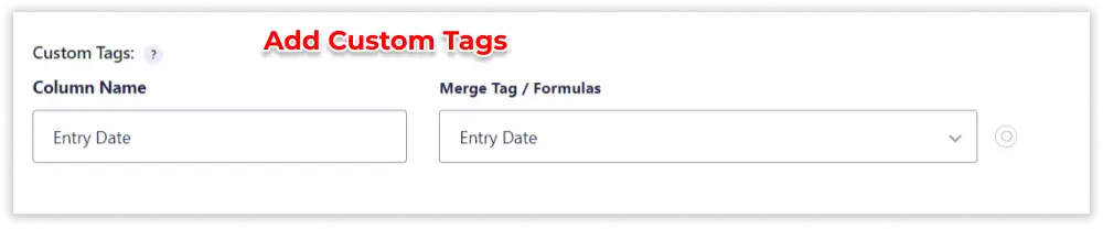 Gravity Forms Google Sheet Connector PRO setup screenshot