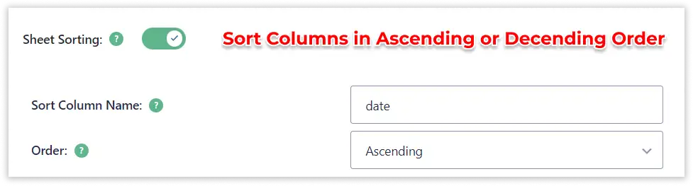 Gravity Forms Google Sheet Connector PRO setup screenshot