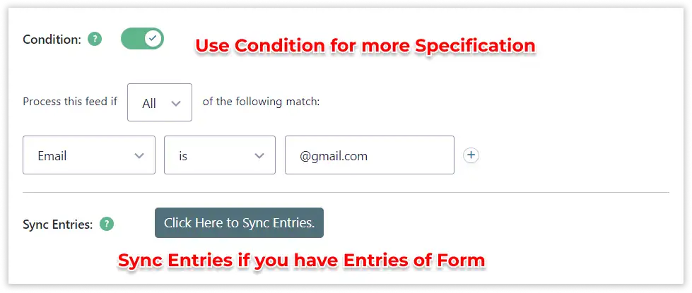 Gravity Forms Google Sheet Connector PRO setup screenshot