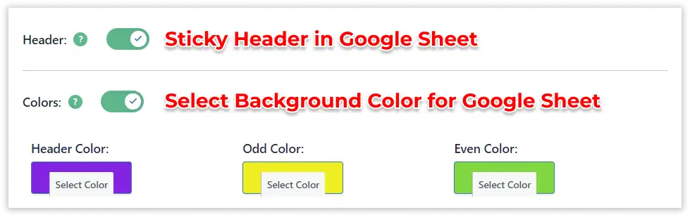 Gravity Forms Google Sheet Connector PRO setup screenshot