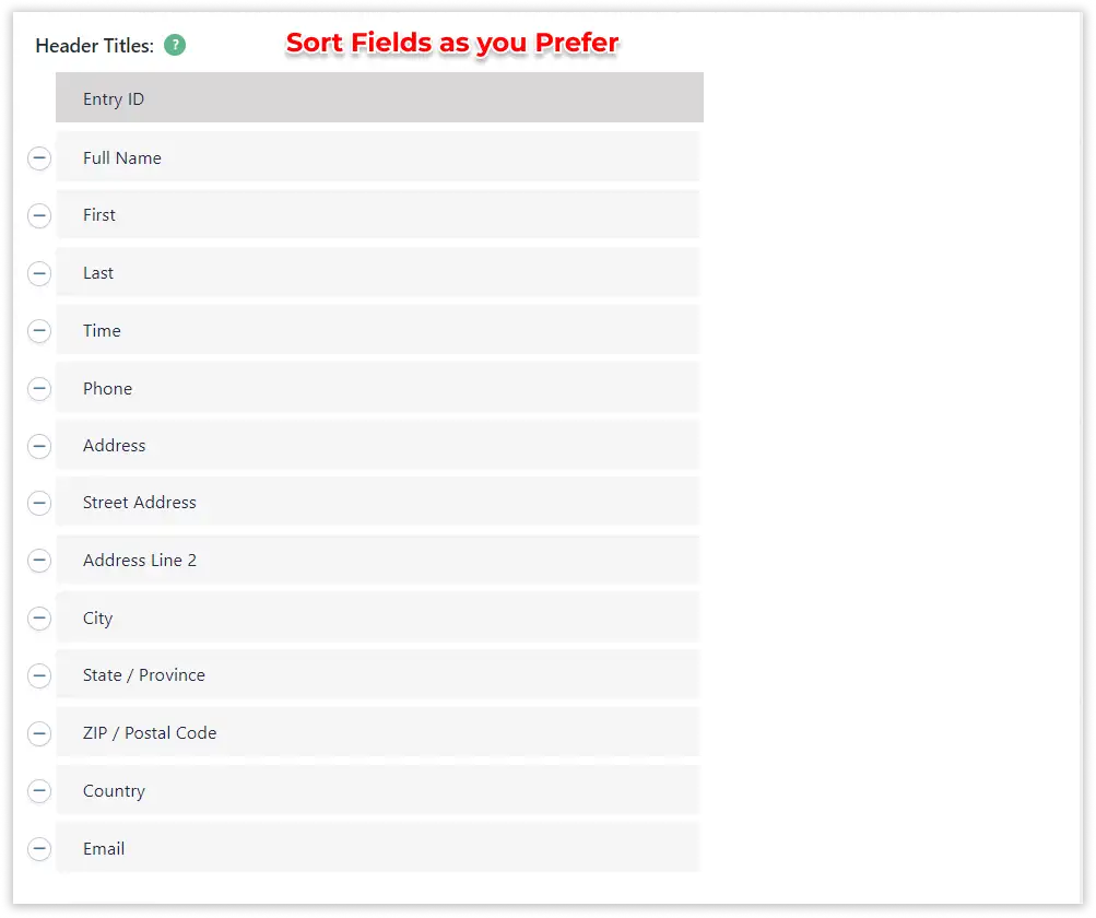 Gravity Forms Google Sheet Connector PRO setup screenshot