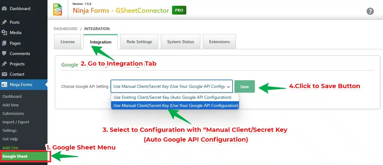 Google Integration Manual Method Step-by-Step