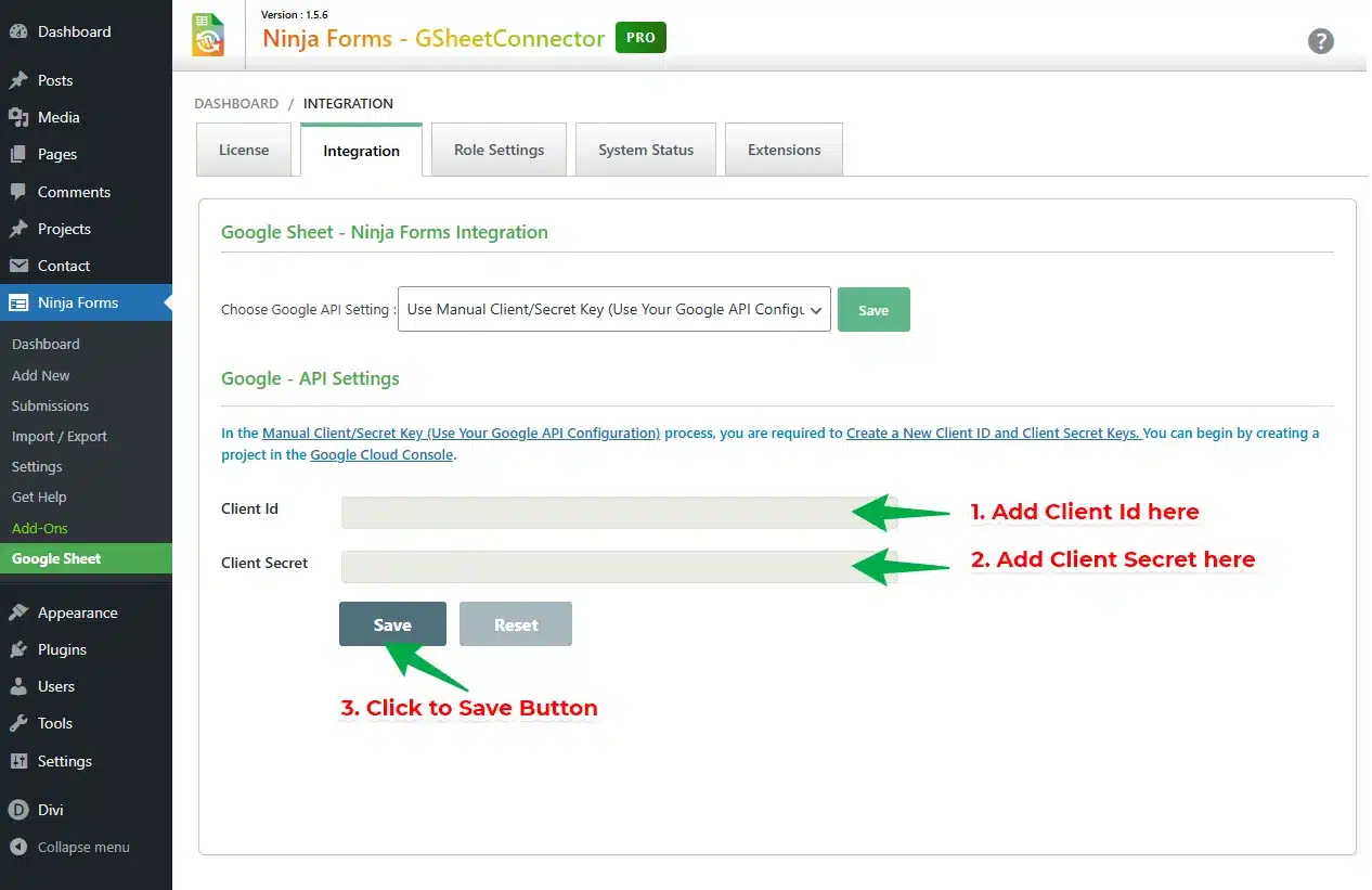 Google Integration Manual Method Step-by-Step