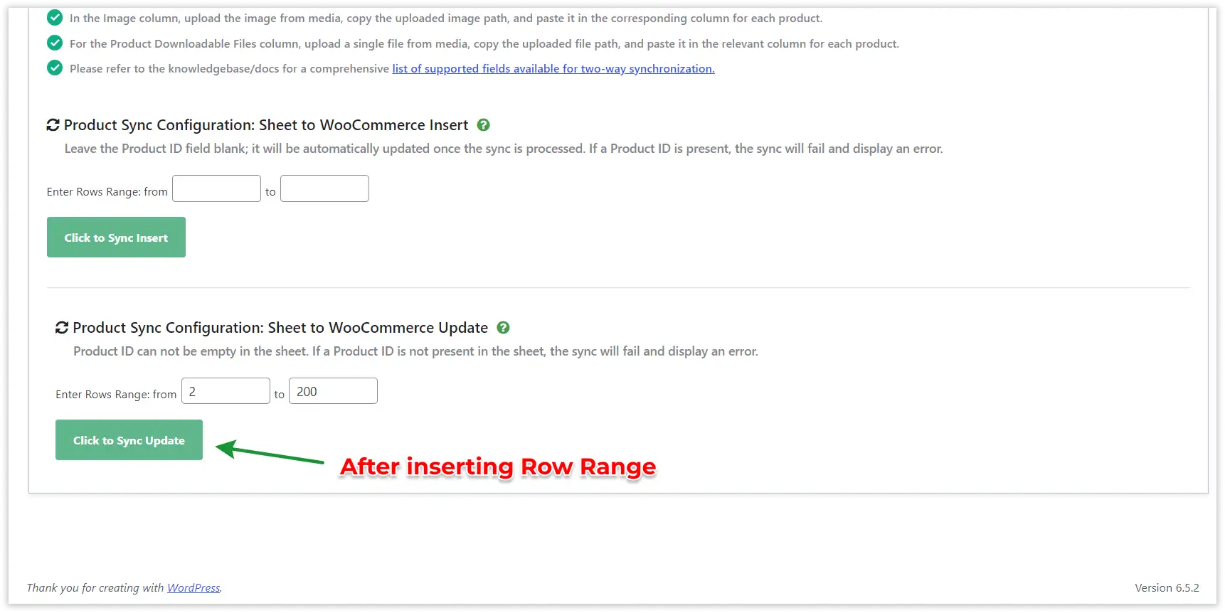 2-Way Sync Google Sheet Setting