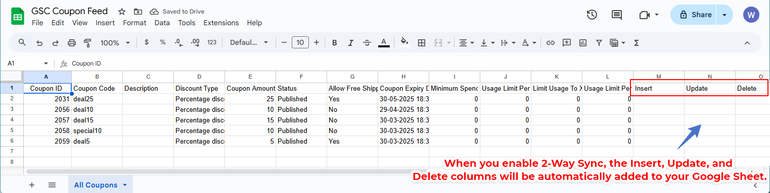 2-Way Sync PRO Version (New) – Google Sheet Connector Understanding Google Sheet Columns