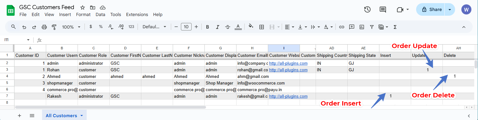 2-Way Sync PRO Version (New) – Google Sheet Connector GSheet Connector Order Feed