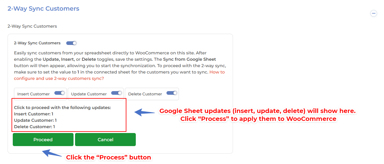2-Way Sync PRO Version (New) – Google Sheet Connector 2Way Sync Order