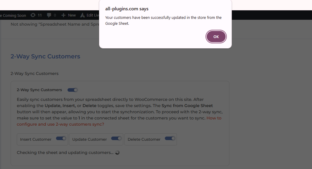 2-Way Sync PRO Version (New) – Google Sheet Connector WooCommerce GSheetConnector plugin