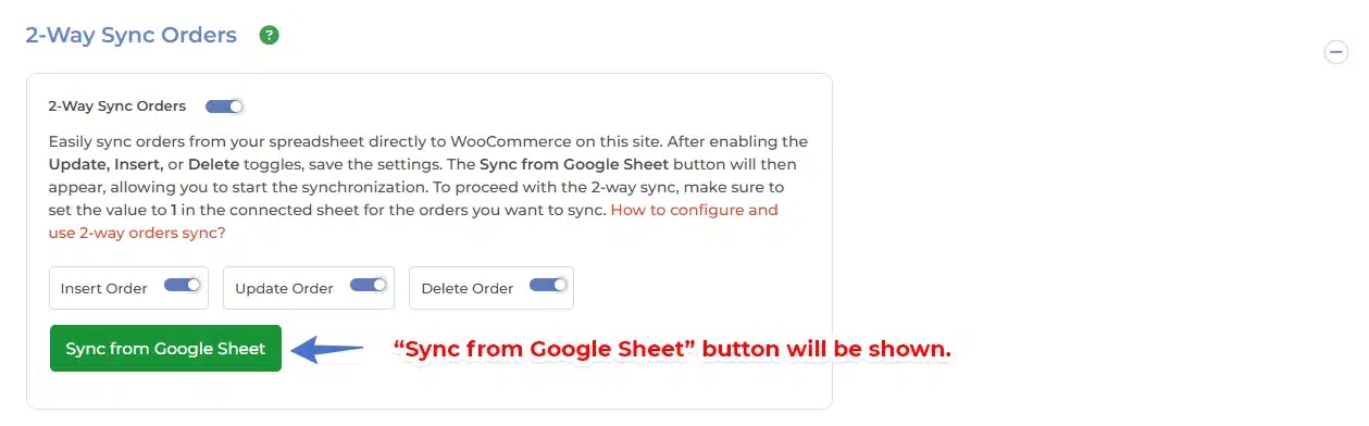 Perform Initial Sync